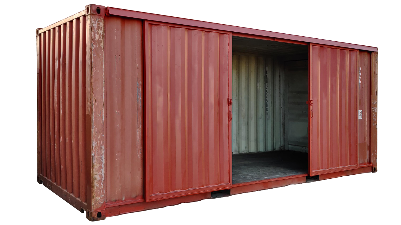 20ft storage container with barn doors for sale near me | Conexwest